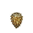thumbnail image 3 of Northlight 6" Gold and Brown Glittered Pine Cone Glass Christmas Ornament, 3 of 3