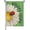 Green Daisy, variant on Welcome Spring Summer Daisy Flower Small Decorative Garden Flag, Floral Ladybug Green Yard Lawn Outside Decor, Seasonal Burlap Outdoor Home Decoration Double Sided 12 x 18