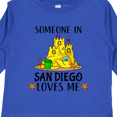 thumbnail image 4 of Inktastic Someone in San Diego Loves Me Boys or Girls Long Sleeve Toddler T-Shirt, 4 of 5