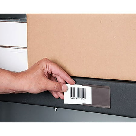 1/2" x 2" Magnetic "C" Channel Label Holder, 25/Pk
