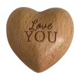 thumbnail image 2 of Little Pocket Hugss Wooden Heart Tokens, Compact Wooden Heart Tokens With Engraved "Love You" And Miss You Note Design, Ideal As Isolation Gift For Someone You Love Or Decorative, 2 of 4