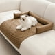 thumbnail image 2 of pstuiky Sofá cama tipo granero para perros, lavable, con manta para perros. Mantén a tu perro fresco y cómodo., 2 of 2