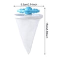 thumbnail image 5 of Sylvtty 3Pcs Washing Machine Hair Remover Floating Hair Filtering Mesh Removal Bag Laundry Clear Drain Blockage Debris Collector, 5 of 7