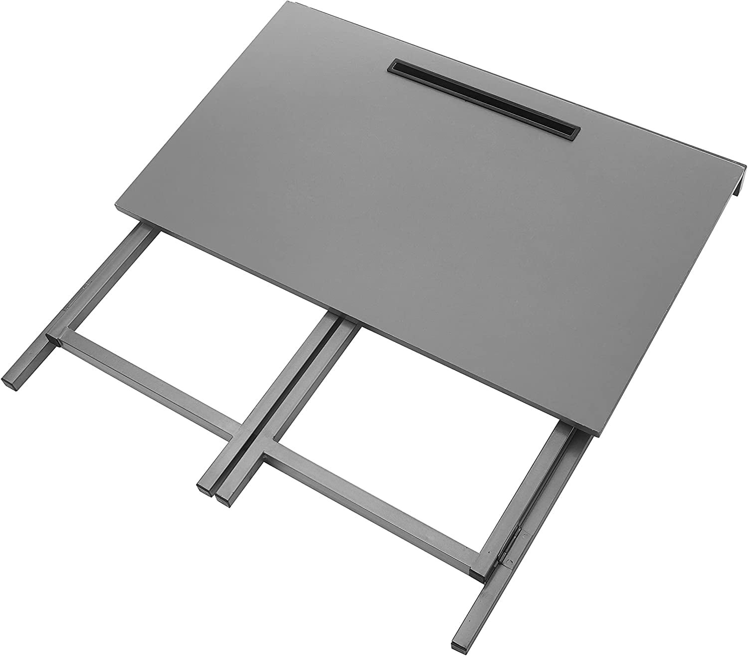 Heritage Kids Folding Desk with Tablot Slot, Grey