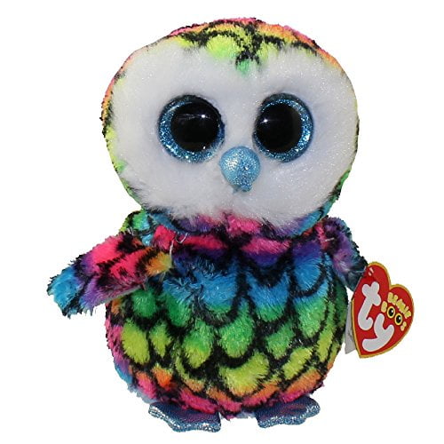 TY Beanie Boos - ARIA the Rainbow Owl (Glitter Eyes) (Regular Size - 6 inch) *Limited Exclusive