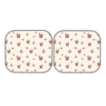 thumbnail image 4 of Picia Cute Squirrel 2 Piece Car Windshield Sun Shade Foldable | Foldable Sun Shield for Front Window Blocks UV Rays and Keeps Your Vehicle Cool-Large, 4 of 7