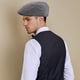 thumbnail image 4 of Boina de espiga para hombre, gorra para hombre, gorro cálido para personas de mediana edad y mayores, gorro de lana para otoño e invierno, 4 of 8