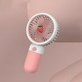 thumbnail image 2 of DEELLEEO Cute Fruit Mobile Phone Stand Strawberry Pineapple Avocado Handheld Small Fan Portable USB Charging Fan, 2 of 5