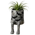 thumbnail image 5 of Clearance! Whimsical Halloween Hanging Legs Planter, Bat, 5 of 9