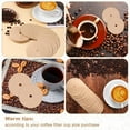 thumbnail image 5 of Liulin 100Pcs Percolator Coffee Filters, Natural Unbleached Coffee Filters, Disposable Disc Coffee Filters for Percolator Coffee Pot, Round Paper Coffee Filters for Home Office Camping, 3.75", 5 of 9