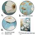 thumbnail image 3 of Designart "Simplistic Sky And Snow Buttercups I" Buttercups Wall Art Prints, 3 of 7