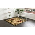 thumbnail image 3 of Rugs.com Pastoral Collection Rug – 6 Ft Square Cream Medium Rug Perfect For Living Rooms, Kitchens, Entryways, 3 of 9