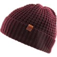 thumbnail image 2 of Waffle Knit Beanie Sherpa Lining Skull Cap Cuffed Ski Winter Hat, 2 of 7