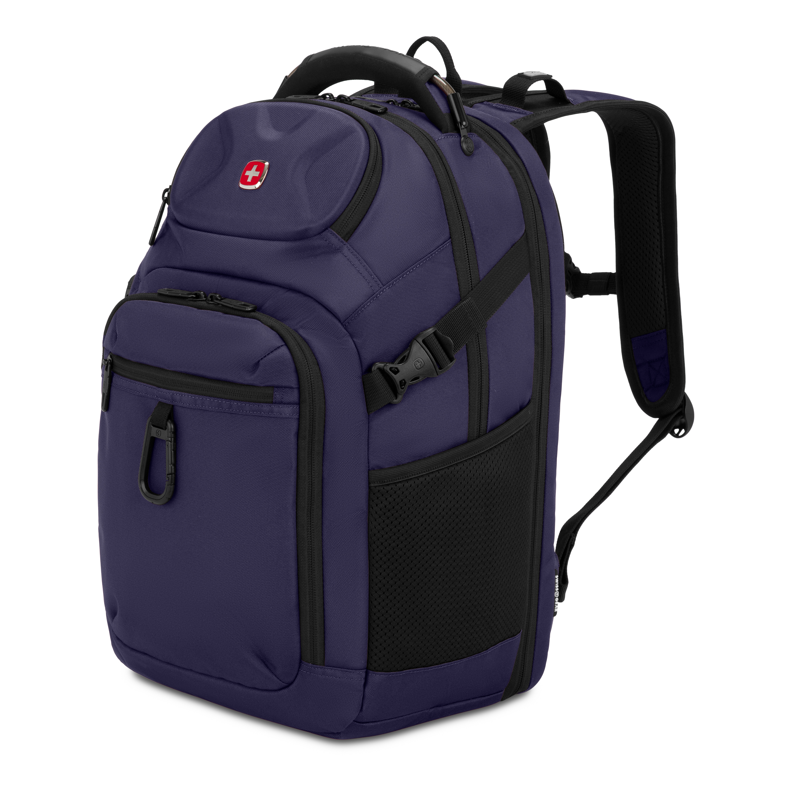 SWISSGEAR Stride ScanSmart Laptop Backpack, Peacoat Blue, Feature Packed for School, Travel, Everyday