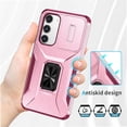 thumbnail image 3 of Funda para GANGXUN Samsung Galaxy S23 Plus - Soporte metálico, Función magnética, Rosa, 3 of 5