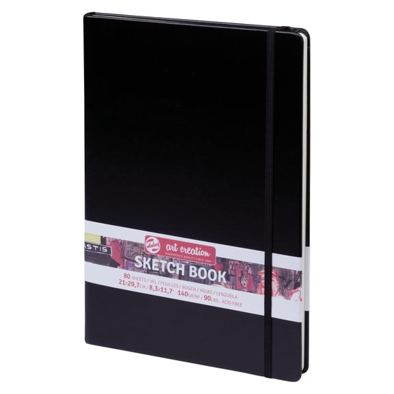 Talens Art Creation Sketchbook Black 9X14 cm, 140 Grams