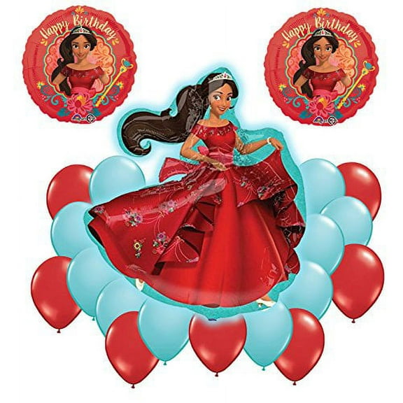 Elena Of Avalor Supershape Happy Birthday Balloon Bouquet Decoration Kit 20pc