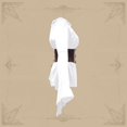 thumbnail image 2 of SWSMCLT Women's Acting 2 Piece Colonial Billowy Renaissance Victorian Outfits Elastic Bunched Off Shoulder Blouse Top White 12, 2 of 5