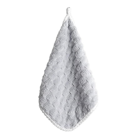 

Clearance! Kitchen Towels Gray 30*30-Cloud Velvet Thickened Small Square Towel Household Soft Water-Absorbing Non-Hair-Shedding Coral Velvet Hand Kitchen Essentials Clearance Sale!