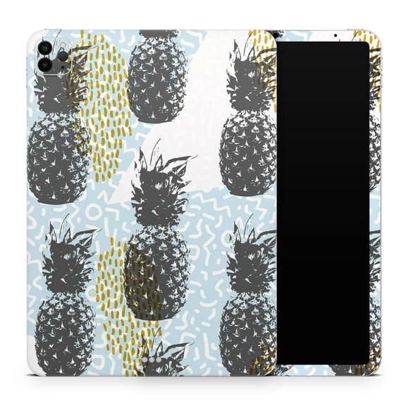 DesignSkinz Retro Summer Pineapple v5 Full-Body Skin Decal Wrap Cover for iPad (A1219/A1337)