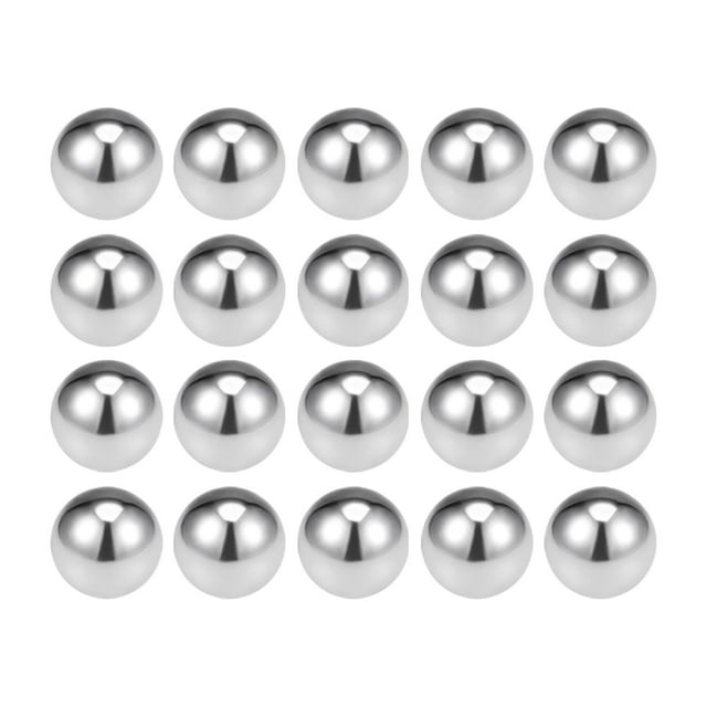 Uxcell Billes de Roulement Métriques en Acier Inoxydable 304 Grade G100 Bille de Précision 12 mm
