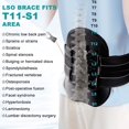 thumbnail image 2 of TANDCF bestlife LSO - Soporte de descompresión espinal - Faja lumbar ARC completa para mujeres y hombres, cinturón corsé lumbosacro 3D PAD Plus con sistema de poleas ajustable, soporte de descompresió, 2 of 5