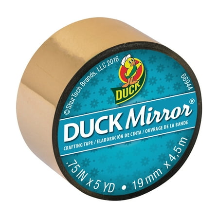 Duck Brand .75 in. x 5 yd. Gold Mirror Crafting Tape