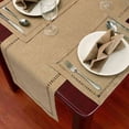 thumbnail image 2 of 2X Chemin de Table Fait Main, Écharpes de Commode, Fil Argenté Entrelacé (Gris Clair, 12 x 72 Chemins de Table), 2 of 4