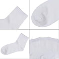 thumbnail image 3 of Chaussettes de Cheville pour Course Chaussettes Femmes Chaussettes de Randonnée Athlétiques – 100 % Coton – Évacuation de l'Humidité – Confort Respirant Coupe Basse, 3 of 7