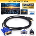 thumbnail image 2 of 1.8m HDMI a 15Pin VGA Cable HDTV Proyector Pantalla - 1080P Cable de video JShteea El nuevo, 2 of 7
