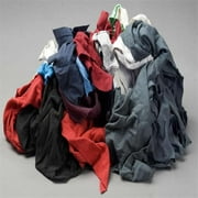 Affordable Wipers Color Knit T-Shirt  Cleaning Wiping Rags Shop Towels & Cloths - 25 LBS Box