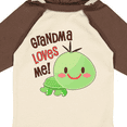 thumbnail image 4 of Inktastic Grandma Loves Me Cute Turtle Boys or Girls Long Sleeve Baby Bodysuit, 4 of 5