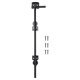 thumbnail image 2 of Pestillo de puerta de cerca de madera de 18 pulgadas, color negro, con tornillos para una o más puertas. 1 pieza, 2 of 9