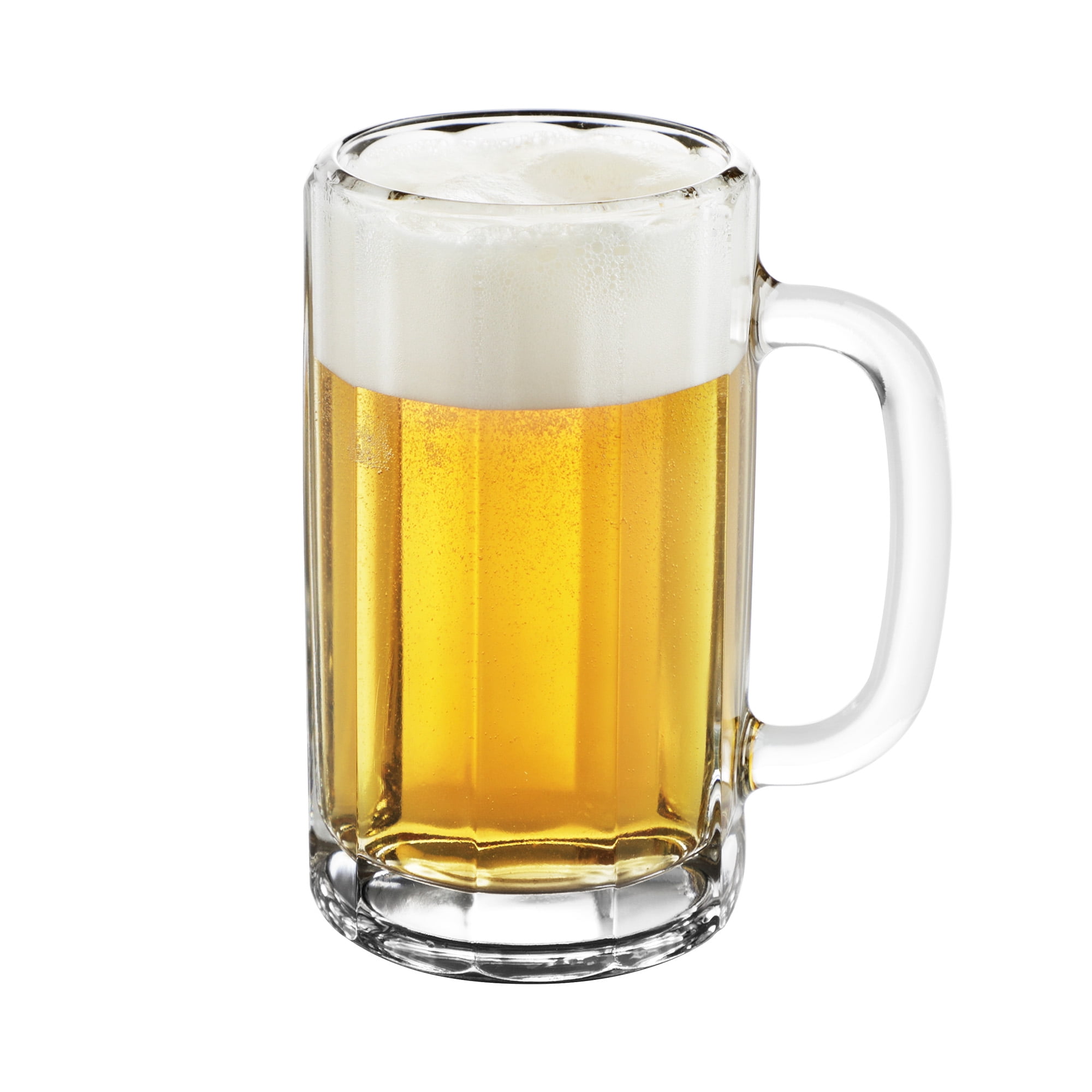 Mainstays Barnes 22 oz Clear Glass Beer Mug with Handle