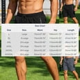 thumbnail image 3 of EOYWHK Mens Gym Shorts with Pockets with Pockets Elastic Waist Workout Shorts for Men Soft Lightweight Breathable for Running Jogging Black, Size L, 3 of 9