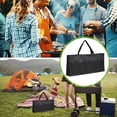 thumbnail image 3 of Thickened Stainless Steel Foldable Slot Barbecue Grill, Easy to Store, Suitable for Camping, Picnic, Outdoor Cooking (Storage bag), 3 of 7
