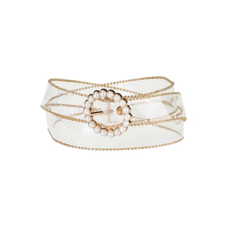 INSPIRE CHIC Stylish Women s Clear Waist Be… product image