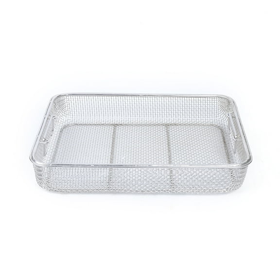 ChicHomey Sterilization Tray Stainless Steel Disinfection Basket Mesh Frame 40 30 7cm