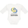 thumbnail image 3 of Inktastic Lacrosse Baby Dream About Boys or Girls Long Sleeve Baby Bodysuit, 3 of 5
