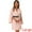 Pink, variant on Elegant Slit Sleeve Button Down Work Belted Blazer Dress S Black