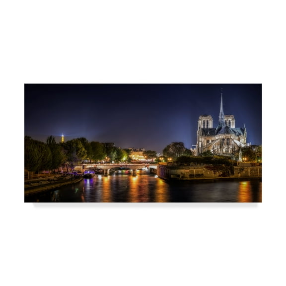 Trademark Fine Art 'Notre Dame 2' Canvas Art by Giuseppe Torre