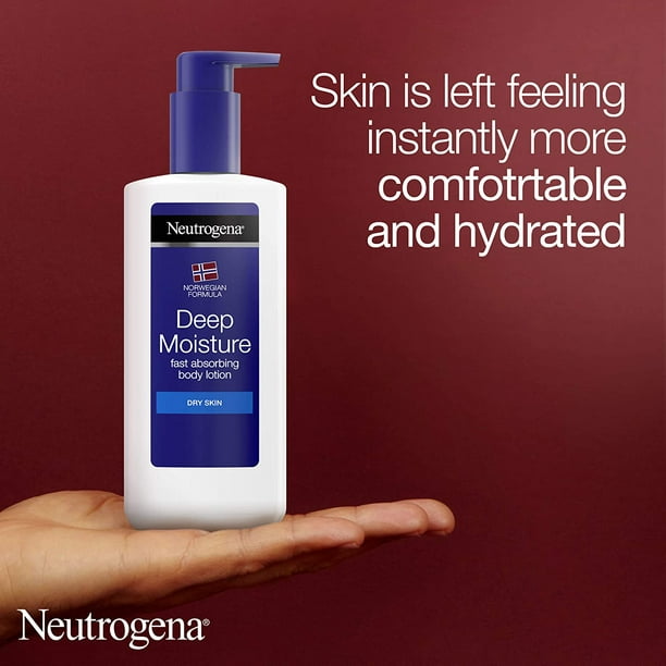 Neutrogena Formula Deep Moisture Body Lotion - Dry & Sensitive Skin (400ml) - Walmart.com