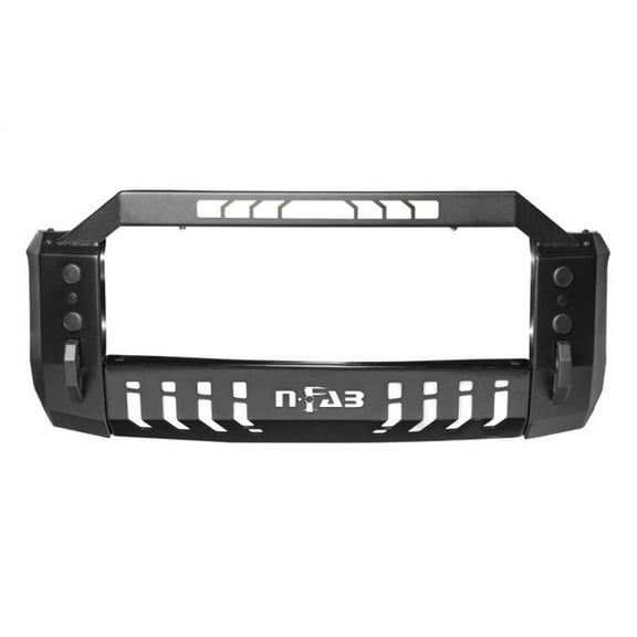 N-Fab by RealTruck Heavy Metal Bull Bar | Textured Black, Steel | T14BB01-TX | Compatible with 2014-2021 Toyota Tundra Clearance