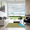 thumbnail image 7 of Ahgly Company Machine Washable Indoor Square Transitional Green Peas Green Area Rugs, 5' Square, 7 of 7