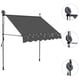 thumbnail image 3 of Toldo retráctil vidaXL manual con LED 200x120 cm antracita, 3 of 8