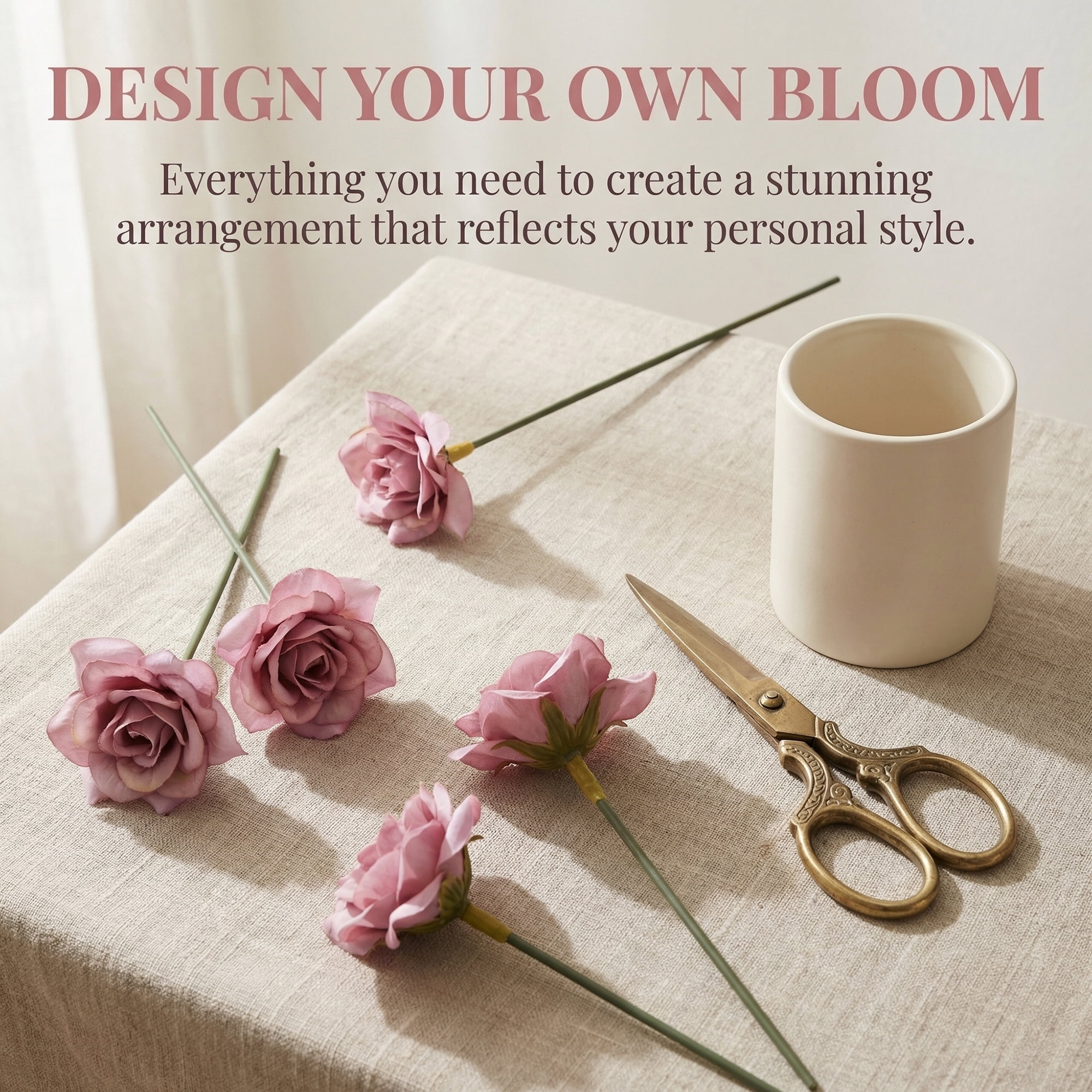 Unique Bargains Artificial Roses Bouquet Silk Rose with Detachable Flower Dark Coffee
