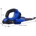 thumbnail image 2 of Olurrisa Cordless Leaf Blower - Electric Leaf Blower Cordless with Battery and Charger - 2 Speed Mode - 20V Battery Powered Leaf Blowers for Lawn Care, Patio, Blowing Leaves and Snow, 2 of 10
