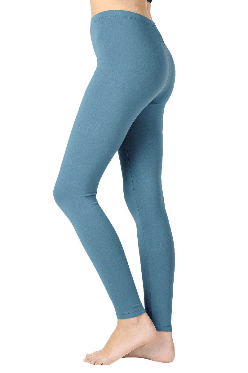 TheLovely - Women Premium Cotton High Waist Full Length Leggings ...