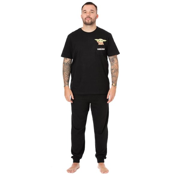 Star Wars: The Mandalorian Mens Grogu Long Pyjama Set