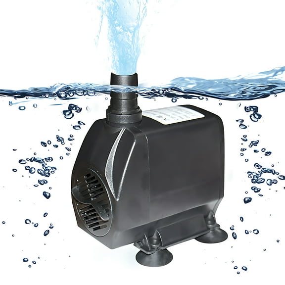 Pump,8.2ft Lift Portable Submersible Water Pump And Suction Cup Pump With 6.5ft Max 2500l/h With 6.5ft Cable Cup Fish Water Pump Fish Pond Lift Portable Pump